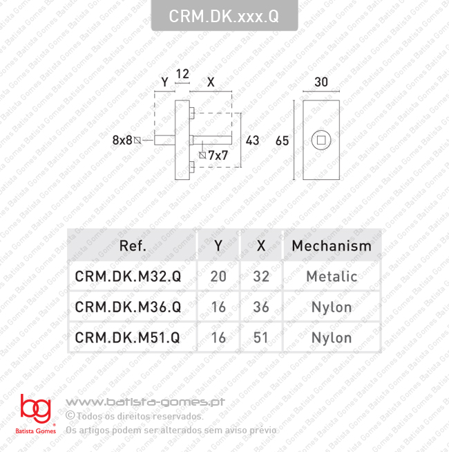 Mecanismo de janela DK de 4 posi��es